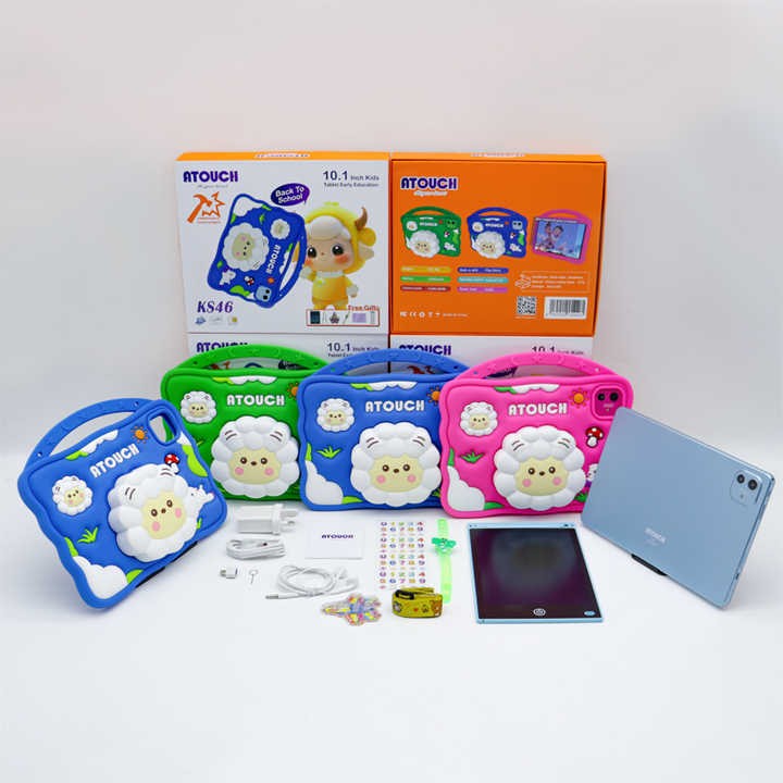 New Arrival 10.1 Inch Android 14 Quad Core Ram 8GB Rom 256GB Kids Gaming Tablet PC